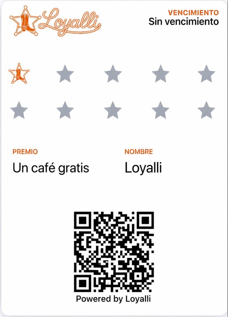 Tarjeta de lealtad de Loyalli